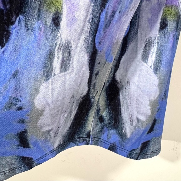 Claire Desjardins Floral Tunic Top Dolman Sleeves NWT - Picture 6 of 11